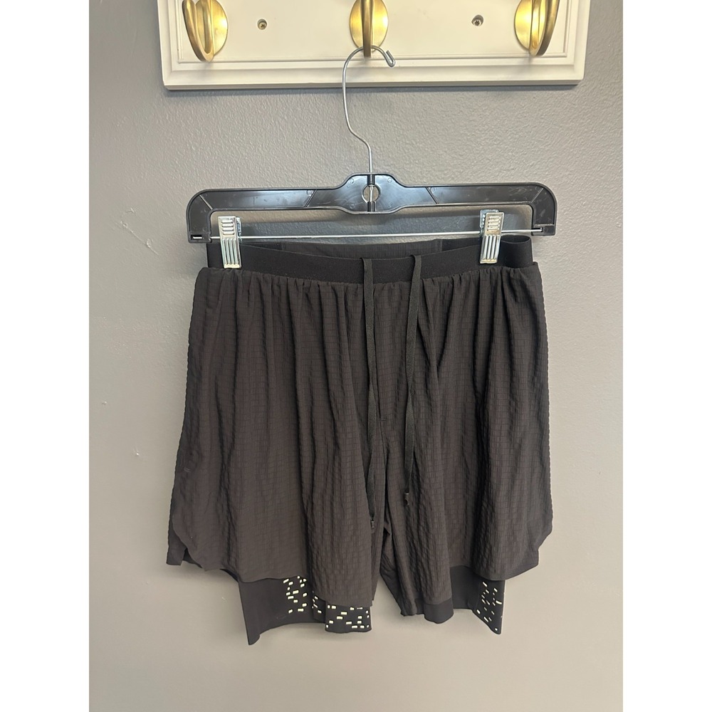 Lululemon Surge Shorts Mens Size Small Lined Black Athletic Gym Running Workout
